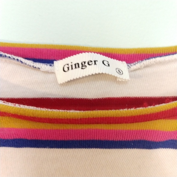 Rainbow Knit Crop Top - Picture 2 of 4